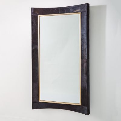 GLV2003855 Global Views Curved Floor Mirror - Color: Black -  sku GLV2003855