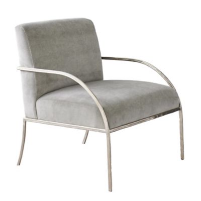 GLV2441965 Global Views Swoop Lounge Chair - Color: Grey - 9. sku GLV2441965