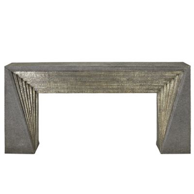 GLV2441973 Global Views Deco Console Table - Color: Silver -  sku GLV2441973