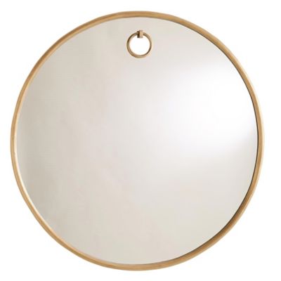 Global Views Exposed Mirror - Color: Brass - Size: Large - 7.91110