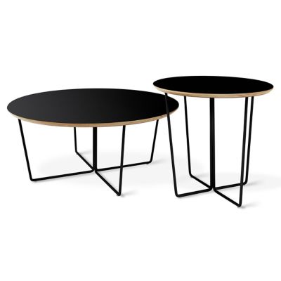 Gus Modern Array Round Coffee Table - Color: Black - ECCTARRR-bp