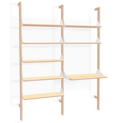 GMD1863506 Gus Modern Branch Shelving Unit with Desk - Color: sku GMD1863506