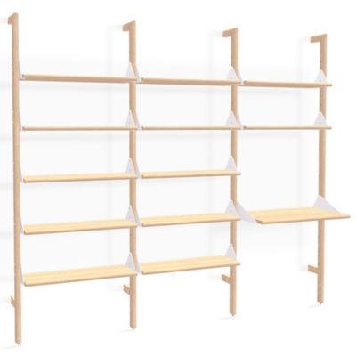 GMD1863507 Gus Modern Branch Shelving Unit with Desk - Color: sku GMD1863507