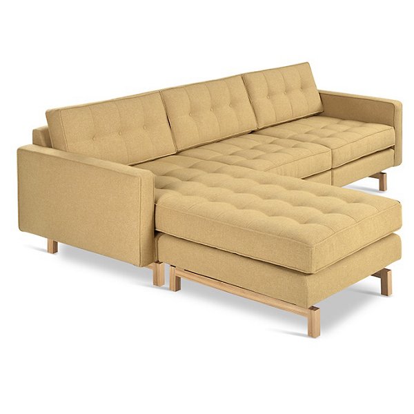 Gus Modern Jane 2 Bi-Sectional Sofa - Color: Beige - KSSCJAN2-STOCAM-AN