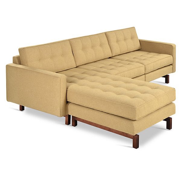 Gus Modern Jane 2 Bi-Sectional Sofa - Color: Beige - KSSCJAN2-STOCAM-WN