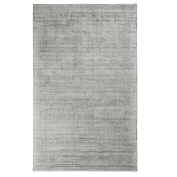 Gus Modern Fumo Area Rug - Color: Grey - Size: 5 ft x 8 ft - ECRGFUMO-feathe-58
