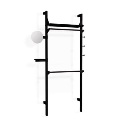 Gus Modern Branch Wardrobe Unit - Color: Black - Size: 1 Unit - KSSHBRA1W-B