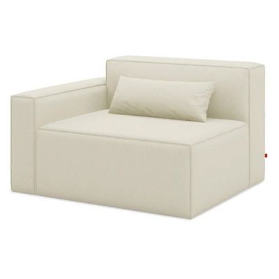 Gus Modern Mix Modular Left Arm Chair - Color: Cream - ECMOMXLA-MOWSAN