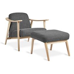 Baltic Chair with Ottoman