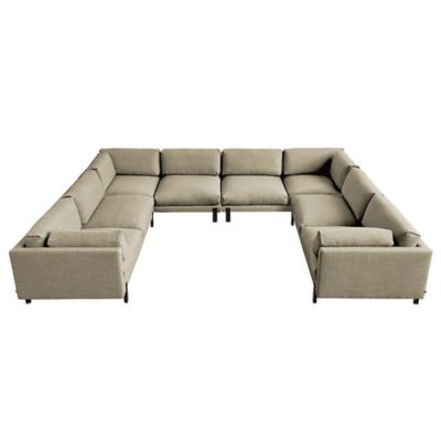 Gus Modern Silverlake U Shaped Sectional - Color: Beige - KSSSUSH-andalm