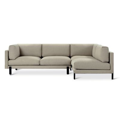 Gus Modern Silverlake Sectional - Right-Facing - Color: Beige - KSSCSIRF-an