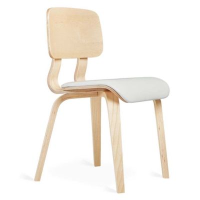 Gus Modern Cardinal Dining Chair - Color: Brown - ECCHCARD-motwhi-ba