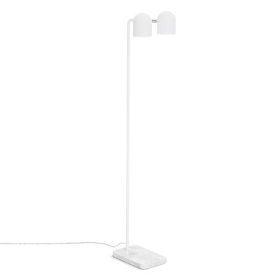 Gus Modern Tandem Floor Lamp - Color: White - Size: 2 light - ECFLTAND-WP-B