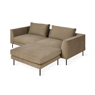 Gus Modern Renfrew Loft Bi-Sectional Sofa - Color: Brown - KSSCRELO-MERMOC