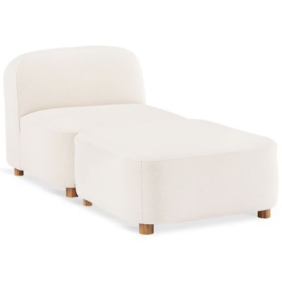 Gus Modern Circuit Modular 2 Piece Chaise - Color: Cream - KSMOC2CH-MERCRE