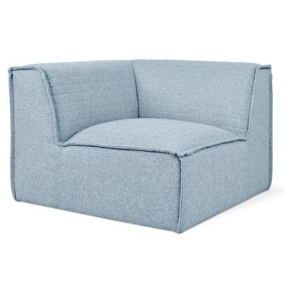 Gus Modern Nexus Modular Corner Chair - Color: Blue - ECMONSCO-parlak