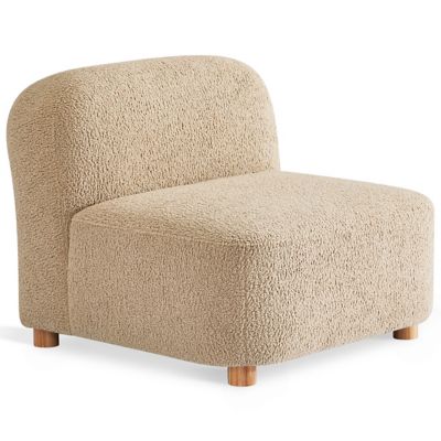 Gus Modern Circuit Modular Armless Chair - Color: Brown - ECMOCIAL-himdun-a