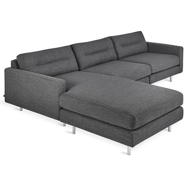 Gus Modern Logan Bi-Sectional Sofa - Color: Grey - KSSCLOGA-ANDPEW