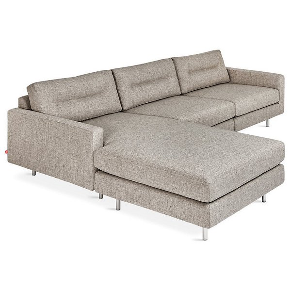 Gus Modern Logan Bi-Sectional Sofa - Color: Beige - KSSCLOGA-CALANT