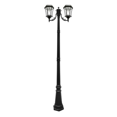 GMS2467480 Gama Sonic Victorian Bulb Solar Double Outdoor LED sku GMS2467480