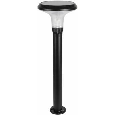 Gama Sonic Vantage Outdoor Solar Bollard Light - Color: Black - Size: 1 lig