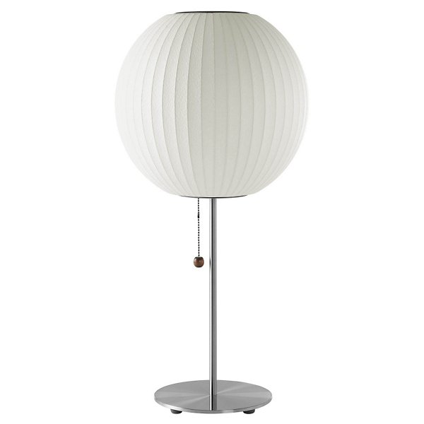 Herman Miller Nelson Ball Lotus Table Lamp - Color: Silver - H761LTSBNS - H