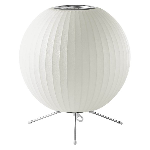 Herman Miller Nelson Ball Tripod Lamp - Color: White - H761TSBNS - Herman M