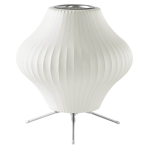 Herman Miller Nelson Pear Tripod Lamp - Color: White - Size: Small - H770TS