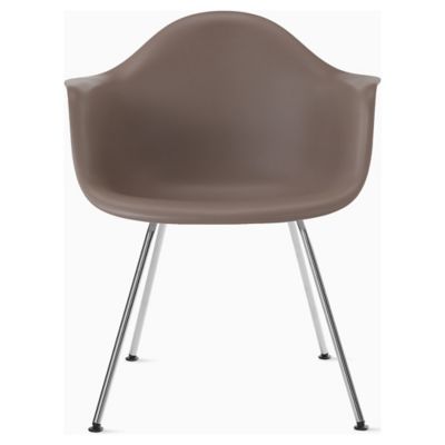 Herman Miller Eames Molded Plastic Armchair Chair - 4-Leg Base - Color: Brown - DAX.47CC1E9 - Herman Miller Authorized Retailer