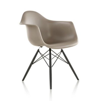 Herman Miller Eames Molded Plastic Armchair - Dowel Base - Color: Green - DAW.47ULEVGE9 - Herman Miller Authorized Retailer