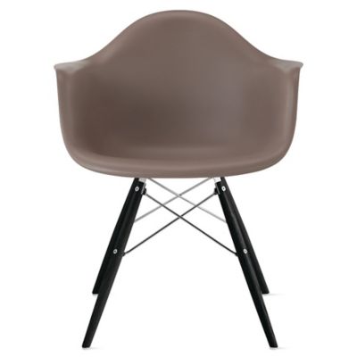 Herman Miller Eames Molded Plastic Armchair - Dowel Base - Color: Brown - DAW.47ENCC1E9 - Herman Miller Authorized Retailer