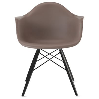 Herman Miller Eames Molded Plastic Armchair - Dowel Base - Color: Brown - DAW.BKENCC1E8 - Herman Miller Authorized Retailer