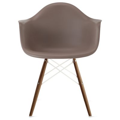 Herman Miller Eames Molded Plastic Armchair - Dowel Base - Color: Brown - DAW.91OUCC1E8 - Herman Miller Authorized Retailer