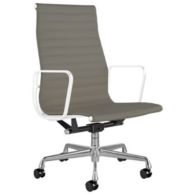 Herman Miller Eames Aluminum Group Executive Chair - Color: Grey - EA337PUDL91TI77 - Herman Miller Authorized Retailer