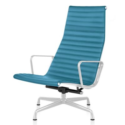 Herman Miller Eames Aluminum Group Lounge Chair - Color: Turquoise - EA31691TI41 - Herman Miller Authorized Retailer