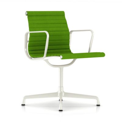 Herman Miller Eames Aluminum Group Side Chair - Color: Green - EA308F91TI48 - Herman Miller Authorized Retailer