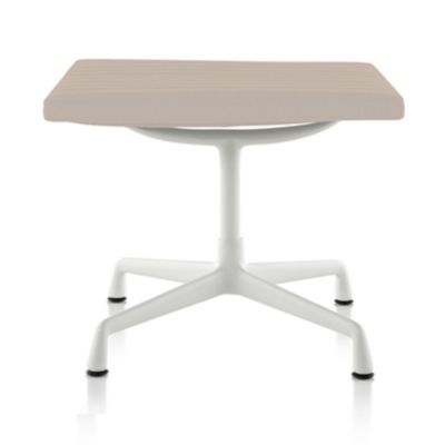 Herman Miller Eames Aluminum Group Ottoman - Color: White - EA32391TI78 - Herman Miller Authorized Retailer