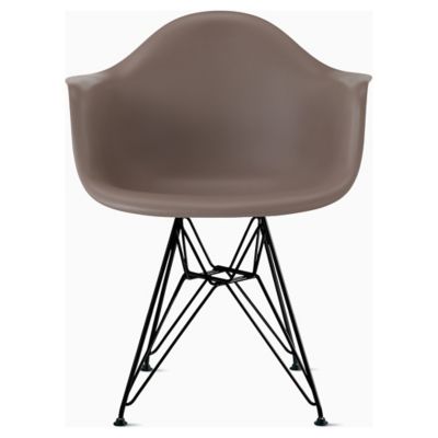 Herman Miller Eames Molded Plastic Armchair With Wire Base - Color: Brown - DAR.BKCC1E8 - Herman Miller Authorized Retailer