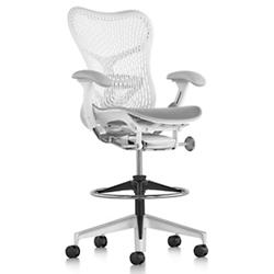 Mirra 2 Office Stool Triflex Back with Adjustable Arms