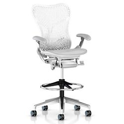Mirra 2 Office Stool Triflex Back with Fixed Arms