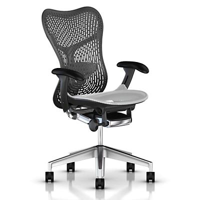 Mirra 2 Office Chair Triflex Back with Fixed Arms-Lumbar Support