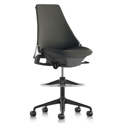 Sayl Stool-Upholstered Armless