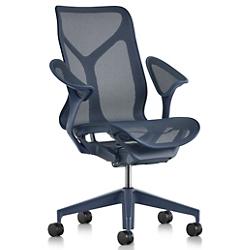 Cosm Mid Back Chair with Leaf Arms