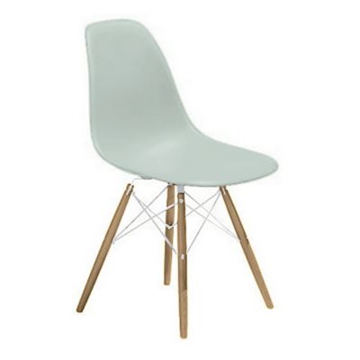Herman Miller Eames Molded Plastic Side Chair with Dowel-Leg Bases - Color: Grey - DSW.91ULRYGE8 - Herman Miller Authorized Retailer
