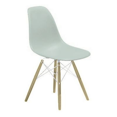 Herman Miller Eames Molded Plastic Side Chair with Dowel-Leg Bases - Color: Grey - DSW.91A2RYGE8 - Herman Miller Authorized Retailer
