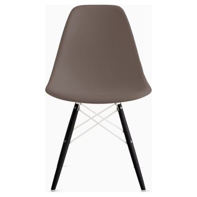 Herman Miller Eames Molded Plastic Side Chair with Dowel-Leg Bases - Color: Brown - DSW.91ENCC1E8 - Herman Miller Authorized Retailer