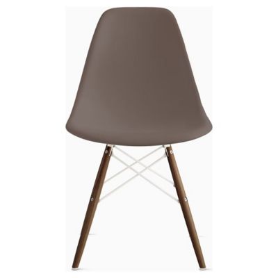 Herman Miller Eames Molded Plastic Side Chair with Dowel-Leg Bases - Color: Brown - DSW.91OUCC1E8 - Herman Miller Authorized Retailer