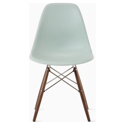 Herman Miller Eames Molded Plastic Side Chair with Dowel-Leg Bases - Color: Grey - DSW.47OURYGE8 - Herman Miller Authorized Retailer