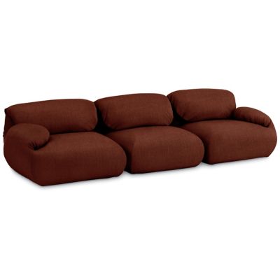 Herman Miller Luva Modular Sofa in Brown, Size: 3 Seater - Herman Miller Authorized Retailer