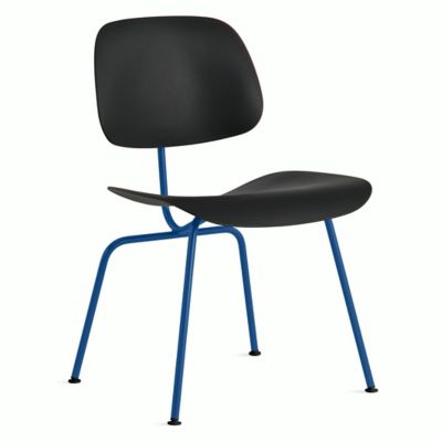 Herman Miller Eames Molded Plastic Dining Chair in Black - Herman Miller Authorized Retailer